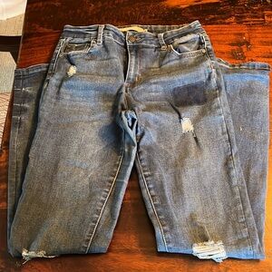 Girls Tractr distressed jeans